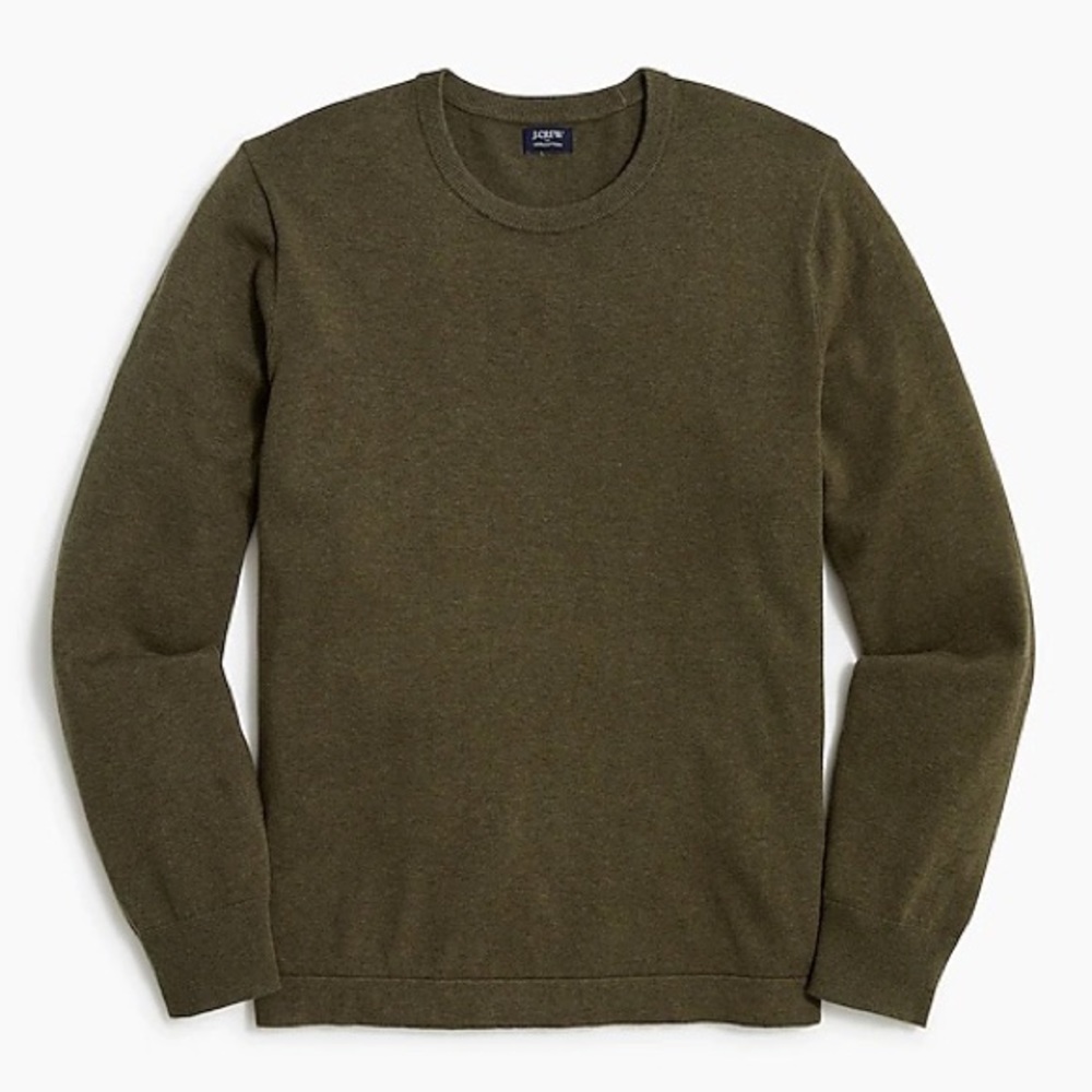 J. Crew Factory Cotton Crewneck Sweater Tee Heather Surplus Size XL
